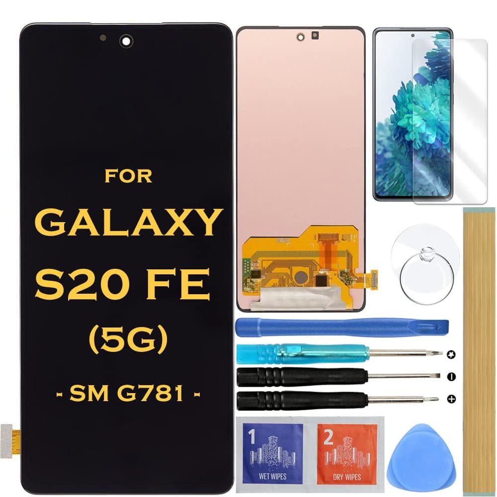 Screen Replacement LCD Display Touch Digitizer Assembly for SAMSUNG GALAXY S20 FE 5G SM-G781 G781B G781U G781F/DS 6.5"
