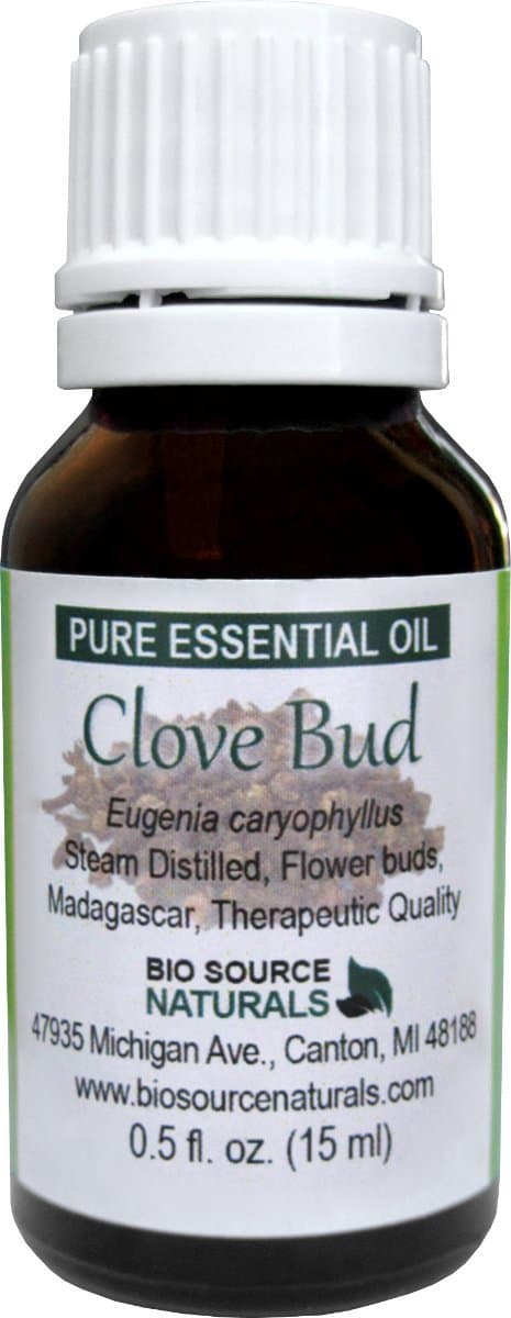 Clove Bud (Eugenia caryophyllus) Pure Essential Oil 0.5 Fl oz / 15 ml - GC Verified - Therapeutic Quality - Helpful for Circulation, Sore Muscles, Digestion, Nausea