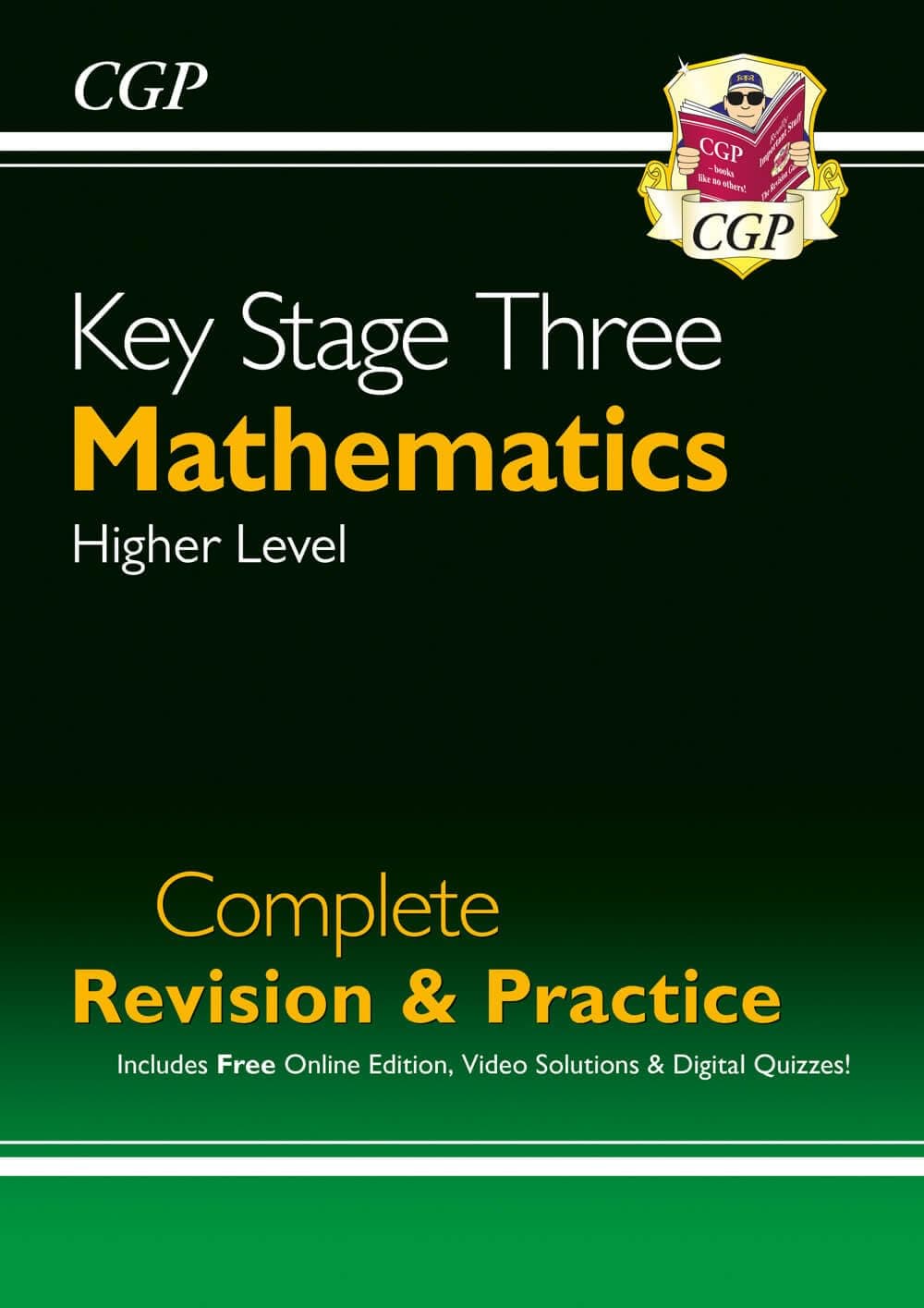 KS3 Maths Complete Revision & Practice – Higher (includes Online Edition, Videos & Quizzes) (CGP KS3 Revision & Practice)