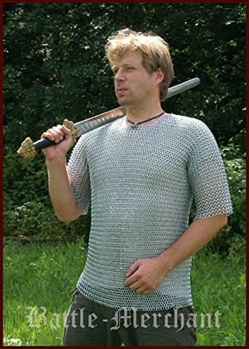 Chain mail, short sleeve, galvanised.