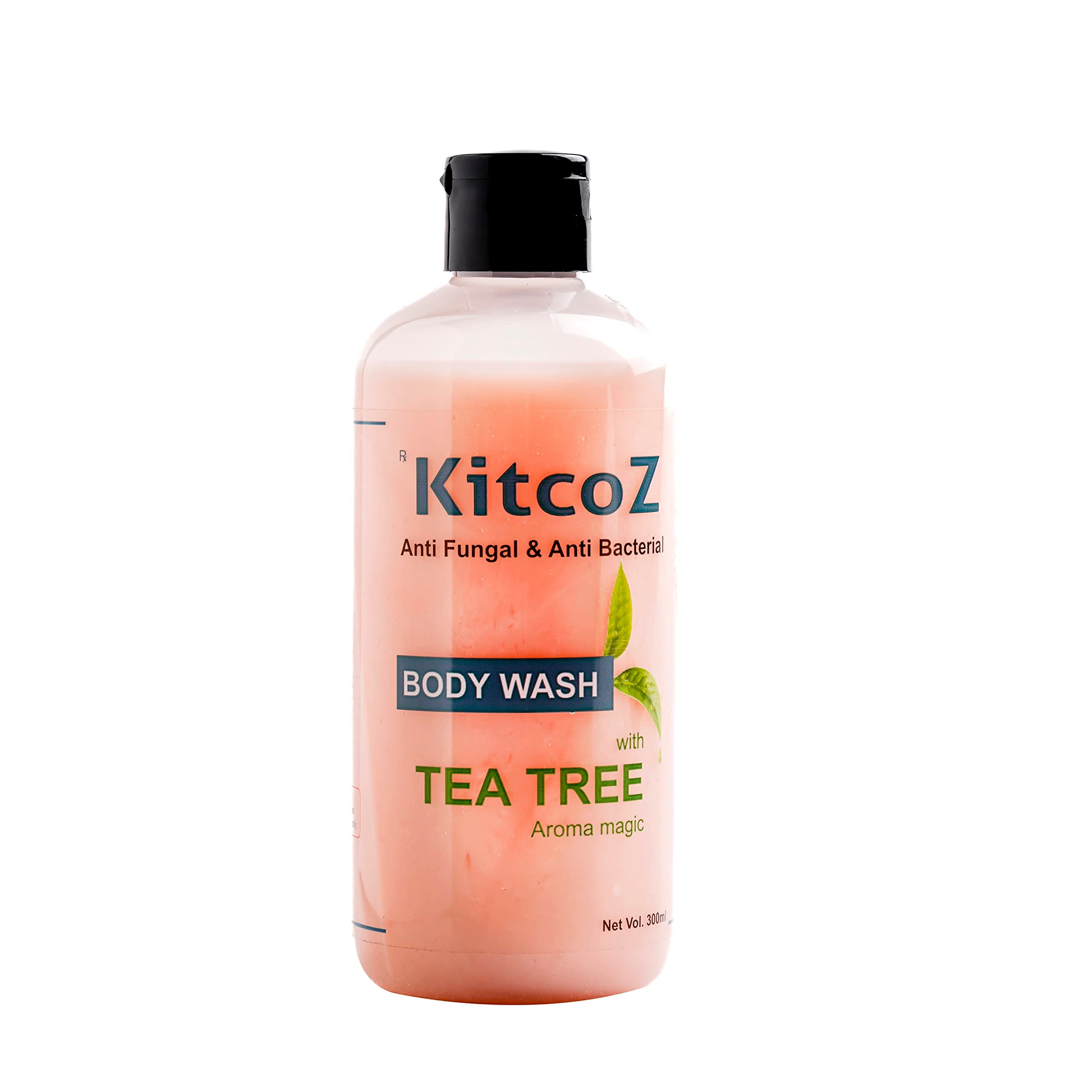 Kitcoz Anti Fungal Body Wash For Men & Women 300 Ml | Tea Tree Oil For Funal Infection & Bacterial Infection | Paraben & Sulphate Free