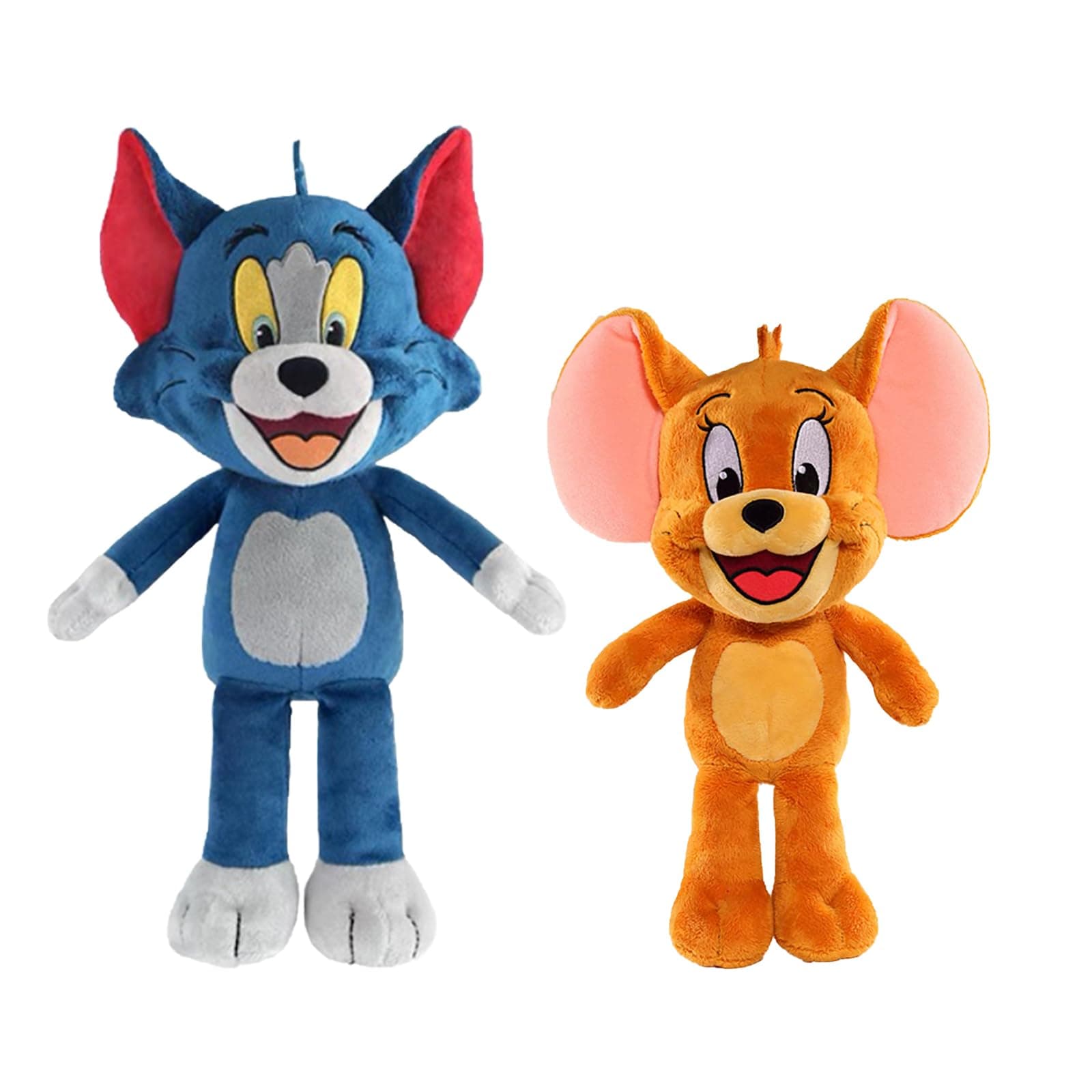 Zgwafdww Cat with Mouse Plush Stuffed Toy Cartoon Movie Cat and Mouse Stuffed Suit Toys Stuffed Animal Birthday Gifts for Girls and Boys.