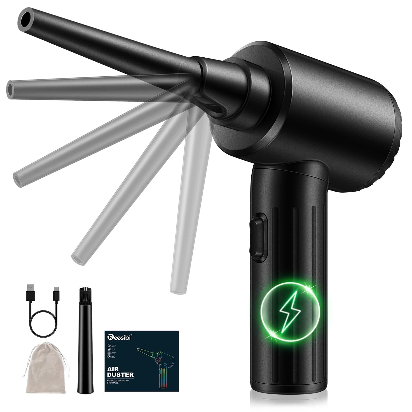 REESIBI Cordless Electric Air Duster