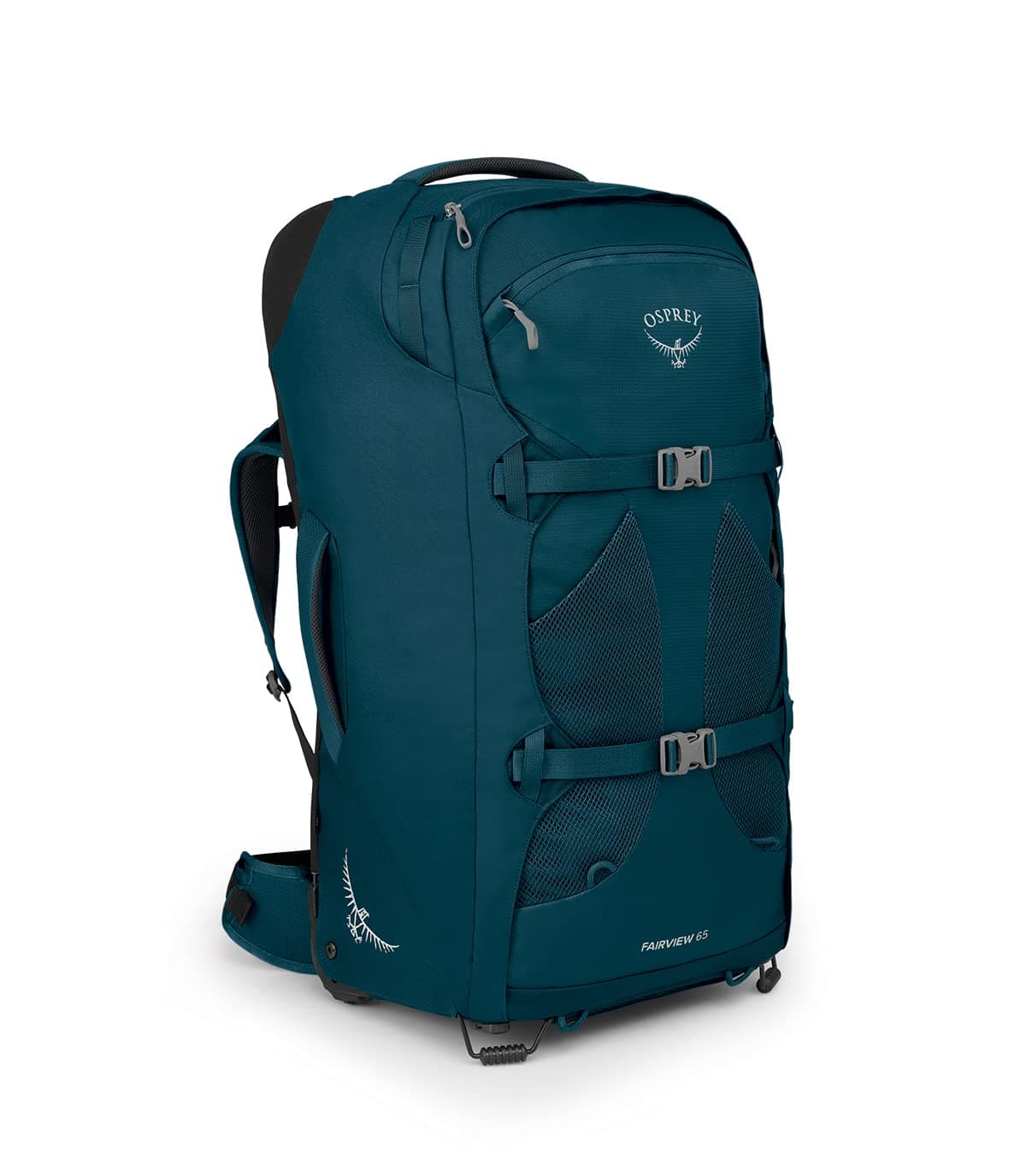 Fairview 65 Women's Wheeled Travel Backpack, Night Jungle Blue (10003704)
