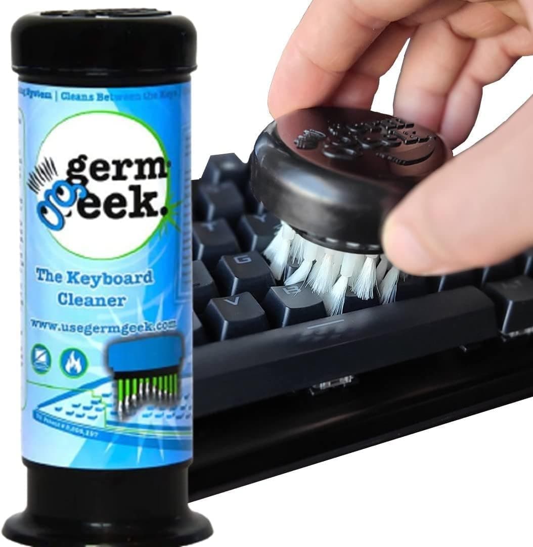 Keyboard & Electronics Cleaning Kit | Patented Precision Brush | Multi-Purpose Tool for MacBook, Laptop, Phone & AirPods | USA-Made, Eco-Friendly & Safe Computer Cleaner