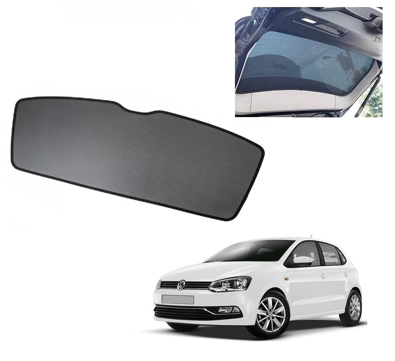 Auto Addict Car Dicky Sunshade Curtain (Rear Window,Diggy,1 Pc) for Volkswagen Polo Exquisite