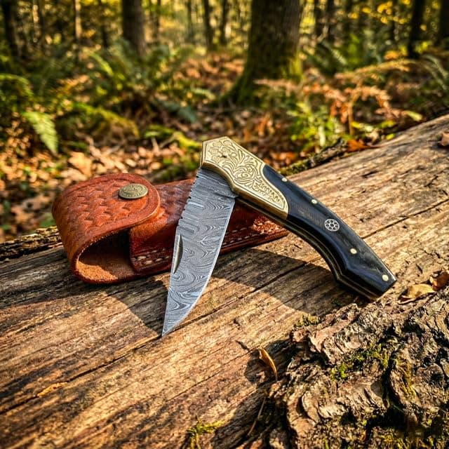 – Dessi Handmade damascus steel Folding Pocket Utility Tool 1610