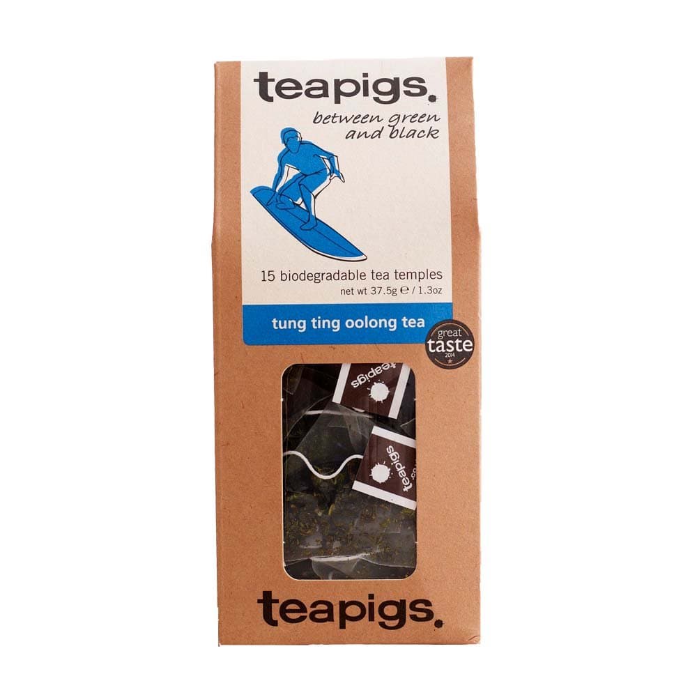 teapigsTung Ting Oolong Teabags made with Whole Leaf Tea (1 Pack of 15 Temples)