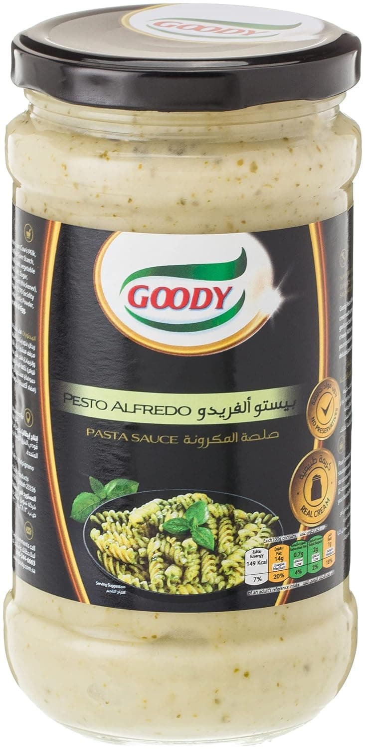 Goody Pesto Alfredo Pasta Sauce 411 gm
