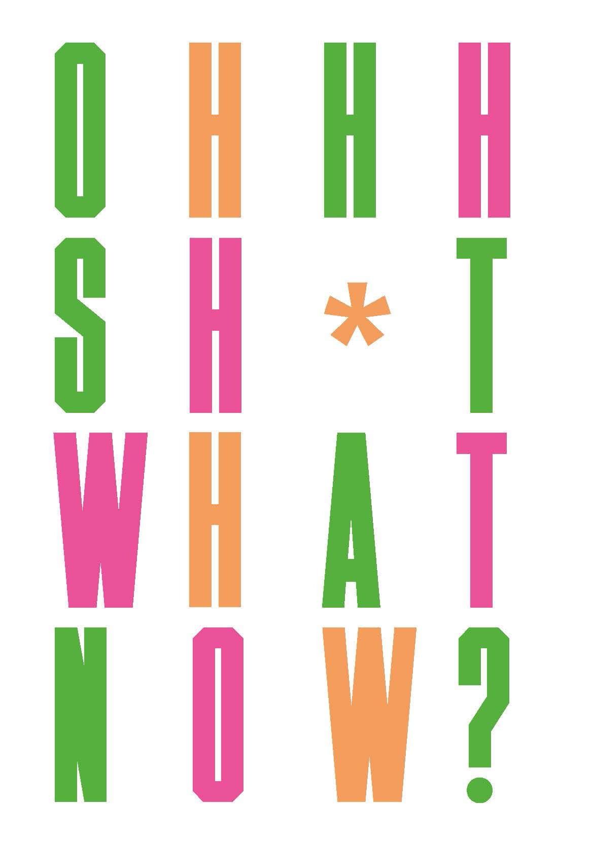 Oh Sh*t... What Now?: Honest Advice for New Graphic Designers Hardcover – 2 April 2018