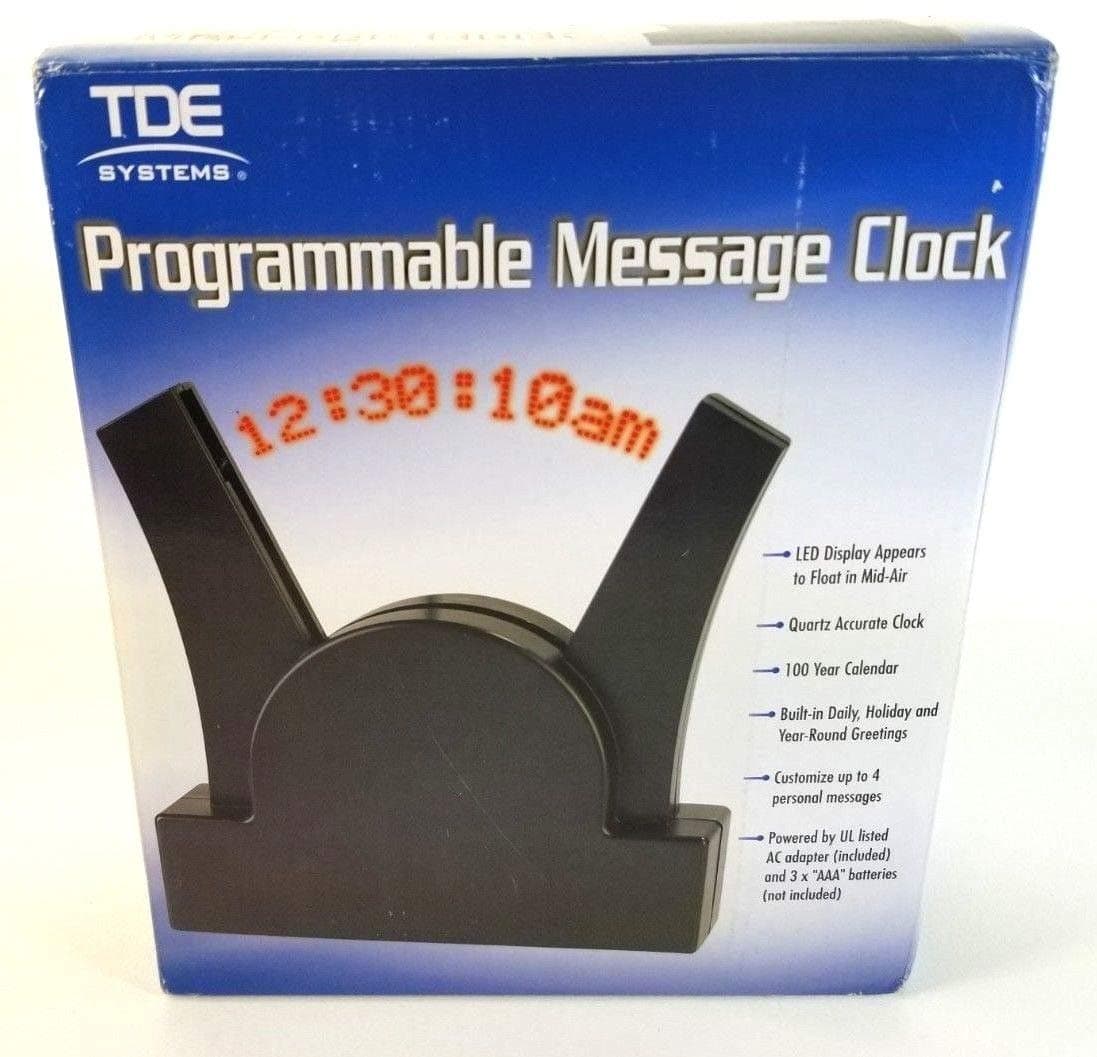 Programmable Message Clock by TDE Systems