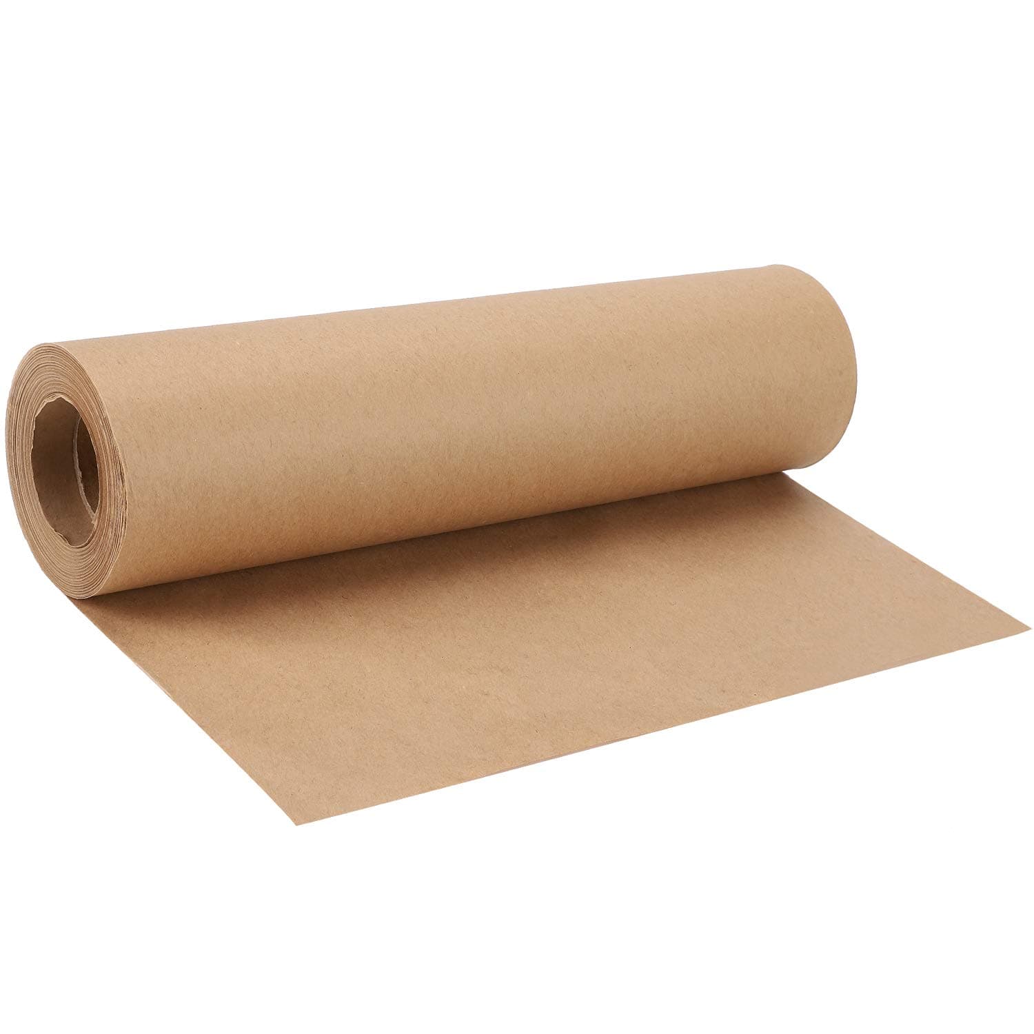 Brown Kraft Paper Roll - 12 inch x 100 Feet (30M)- Natural Recycled Paper Perfect for Crafts, Art, Small Gift Wrapping,Parcel Shipping ect, 100% Recycled Material