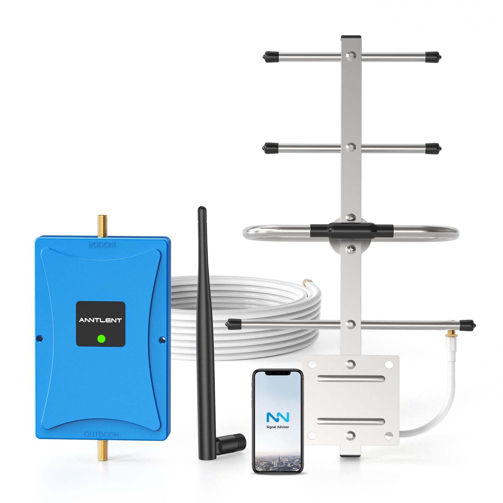 Verizon Cell Phone Signal Booster for Home & Remote Area | Up to 3,500 Sq.Ft | Boost 5G 4G LTE Call Data Signal on 700mhz Band 13 | FCC Approved