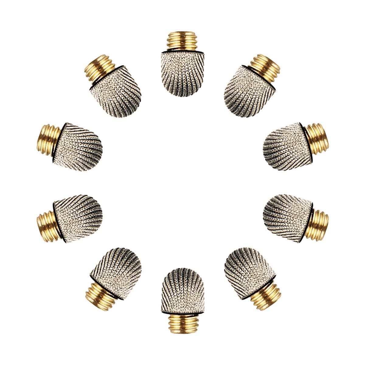 ELZO Replacement Tips, Pack of 10 Interchangeable Microfibre Tip with Conductive Fibre for Capacitive Stylus Touch Pen for Smartphones and Tablets