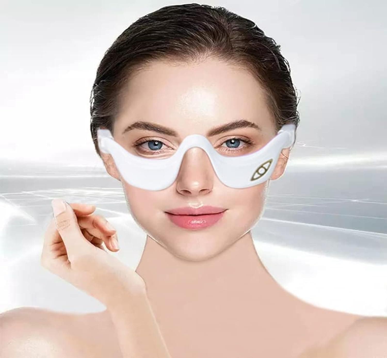ZHENGJC Eye massager Eye beauty instrument Remove pouch Remove dark circles under the eyes Eye massager Eye protector USB charging eye massager Hot compress eye massager