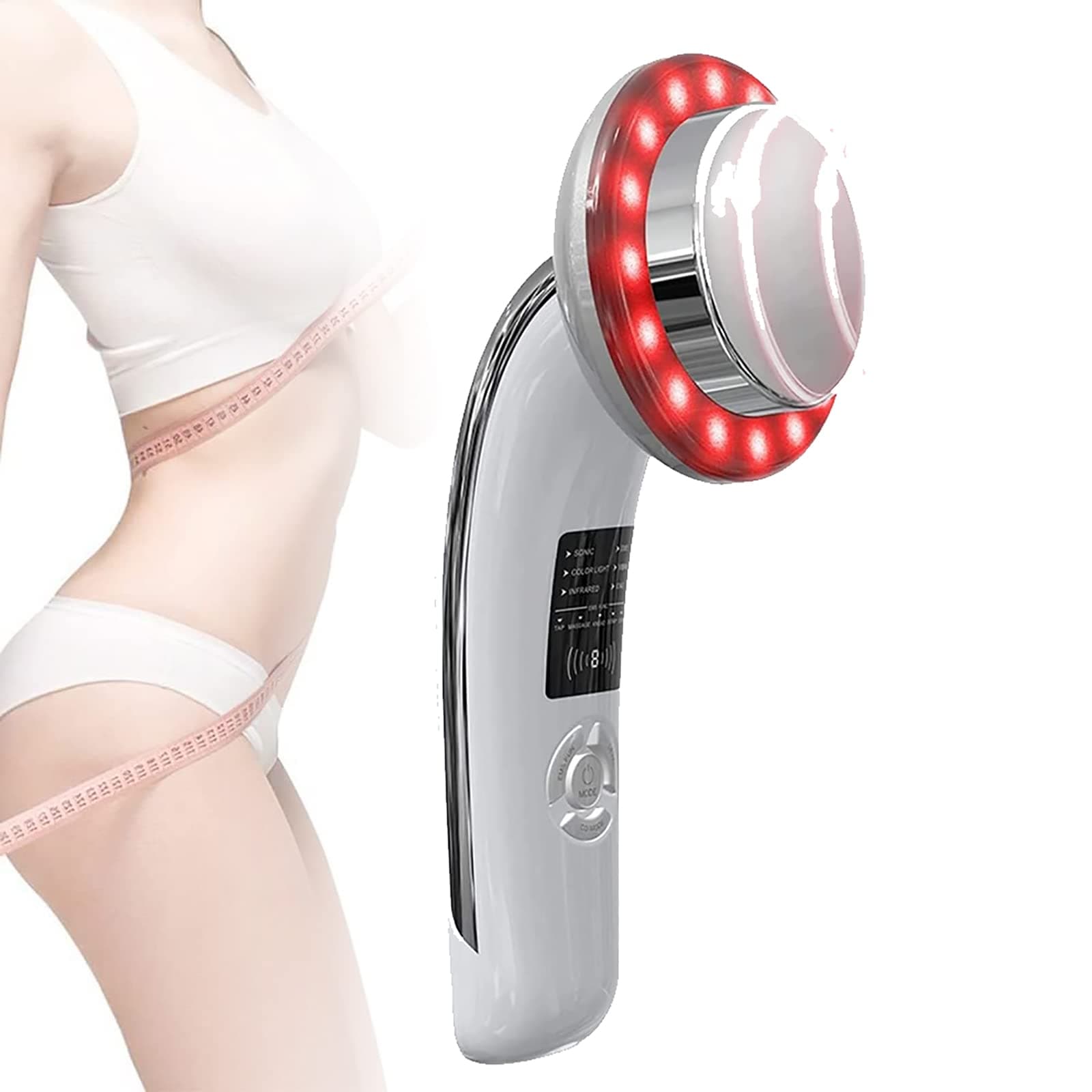 iksvmsis Ultrasonic Cavitation Machine Professional, Body Slimming Device Ultrasonic Fat And Cellulite, Fat Removal Slimming Machine, Infrared Beauty Device For Body Facial Skin Care