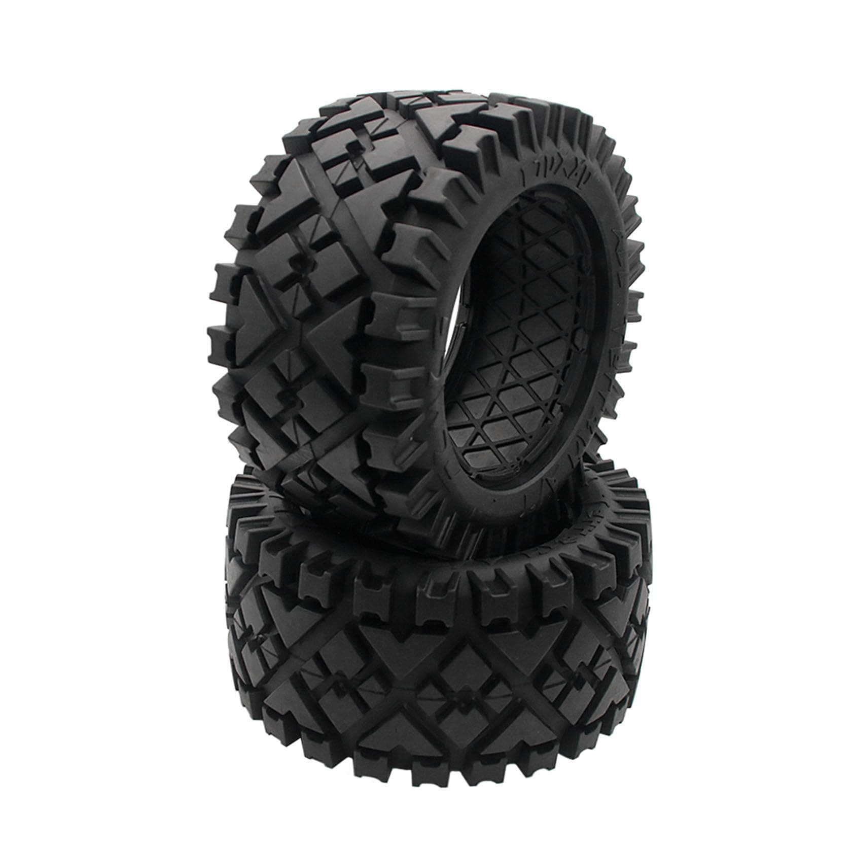 FLMLF All Terrain Wheel Tires Rear Tyre Skin for 1/5 HPI ROFUN BAHA ROVAN KM Baja 5B SS Buggy Truck Rc Car Parts