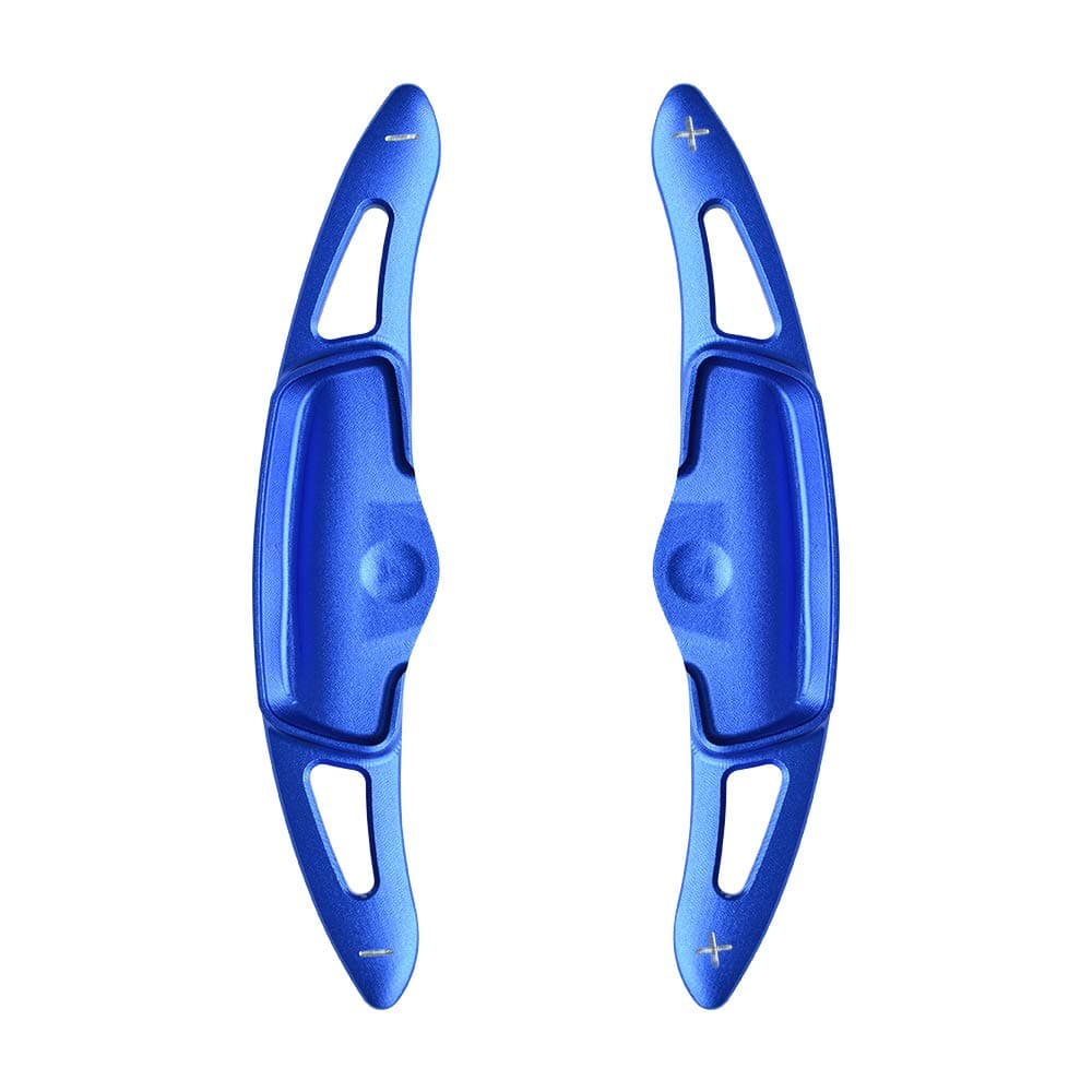 HIBEYO Blue for 2020 K5 Kia Paddle Shifter Extensions Sport Metal Steering Wheel Paddle Shifter for Kia k5 GT,EX Sedan, LX Sedan, GT-Line Sedan, LXS Sedan 2021 paddle shifters Trim Cover