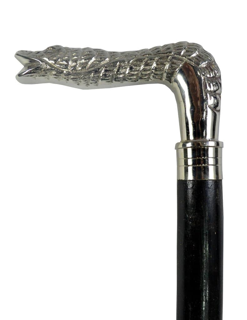 Brass Nautical Antique Carved Aid Staff Dragon for Men Wood Walking Stick Cane