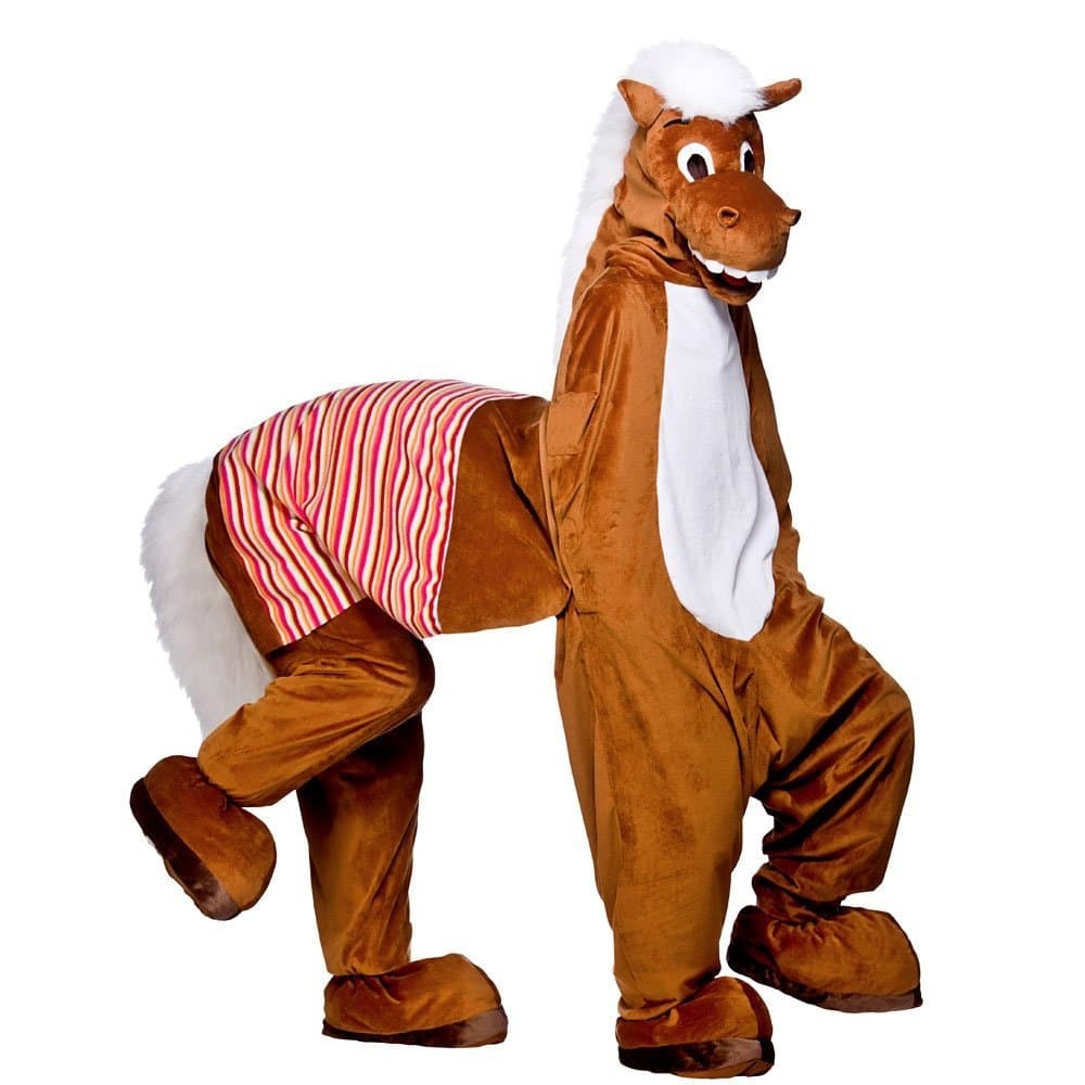 Wicked Costumes Adult Deluxe 2 Man Panto Horse Fancy Dress Mascot - One Size