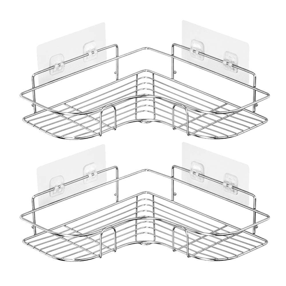 Sulfar Stainless Steel Corner Shower Caddy, 2 Pieces