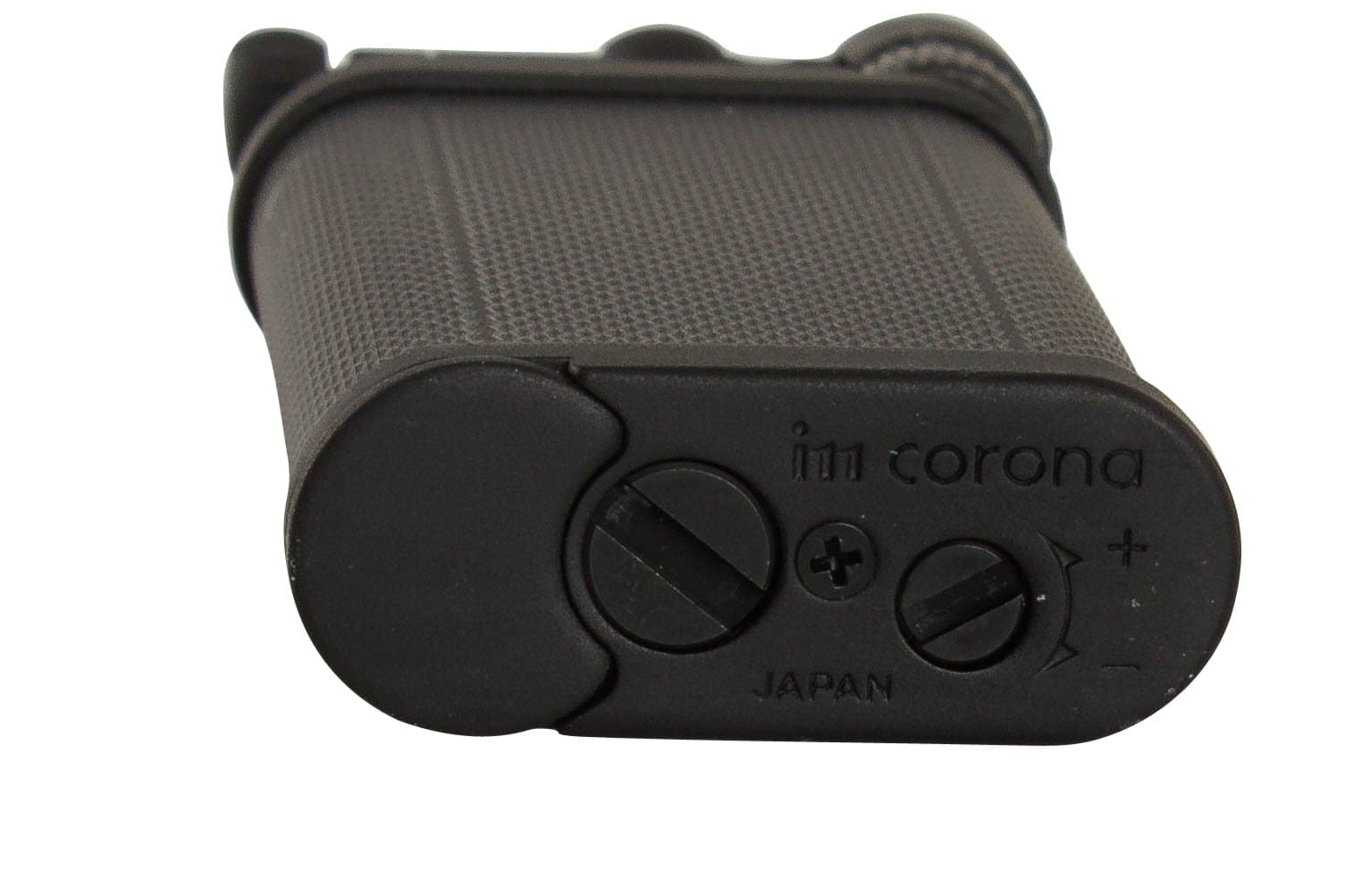 IM Corona Old Boy Black Engine Turned Pipe Lighter