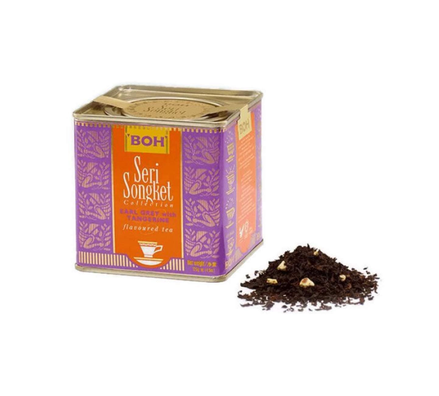 BOH Earl Grey & Tangerine Tea, 125 g tea leaves
