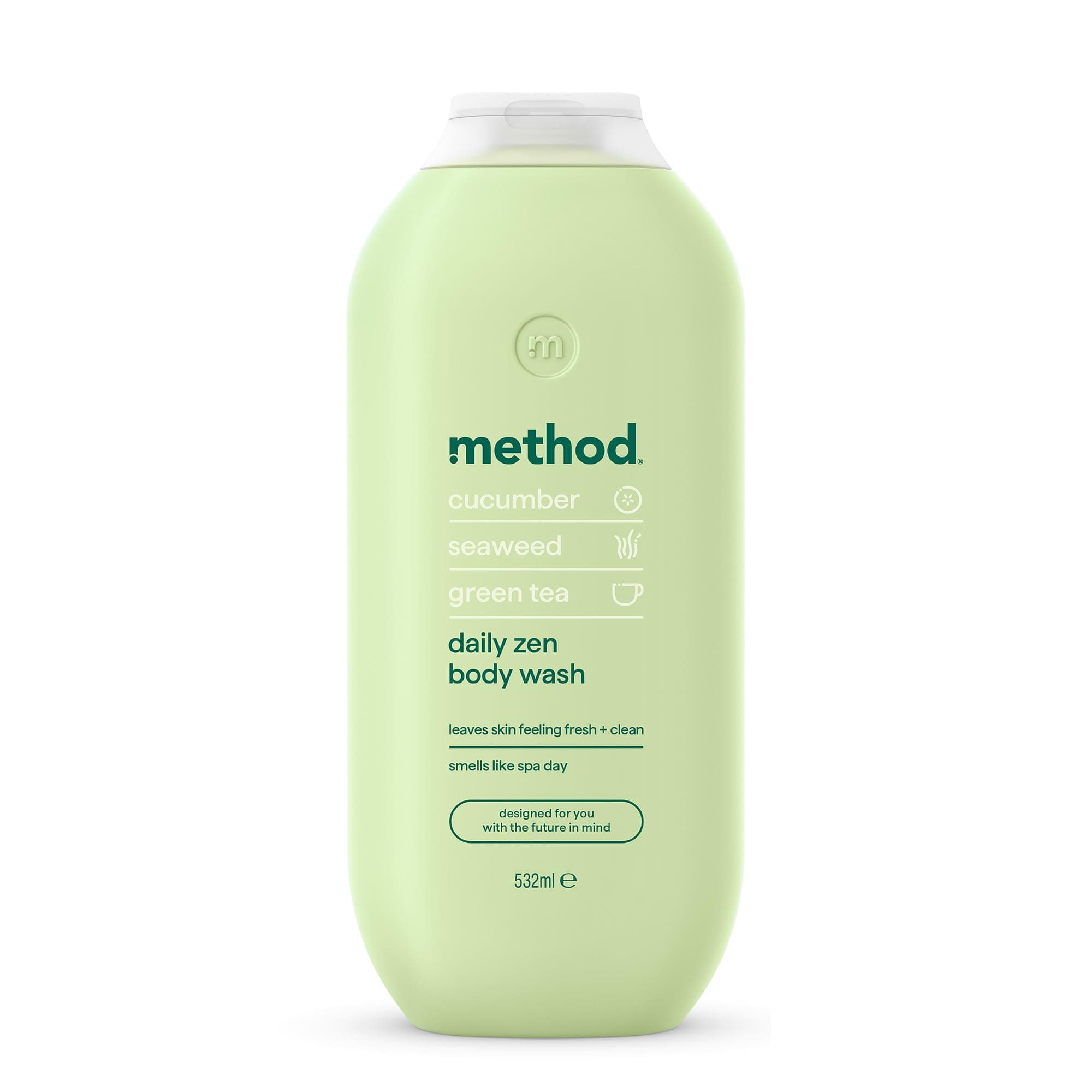 Daily Zen Body Wash shower gel, Cucumber, Seaweed, Green Tea Scent.