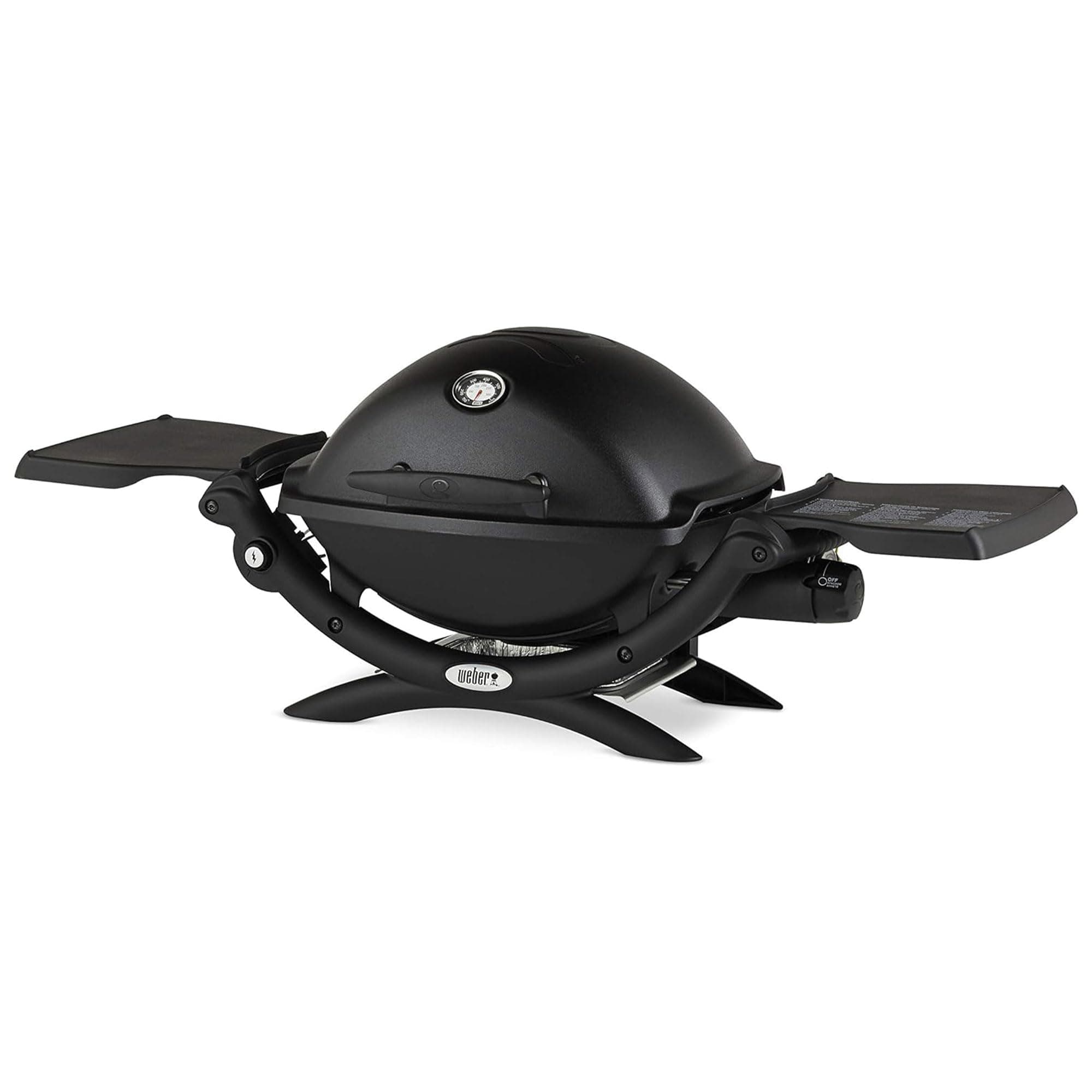 Weber 51010001 Q1200 Liquid Propane Grill, Black