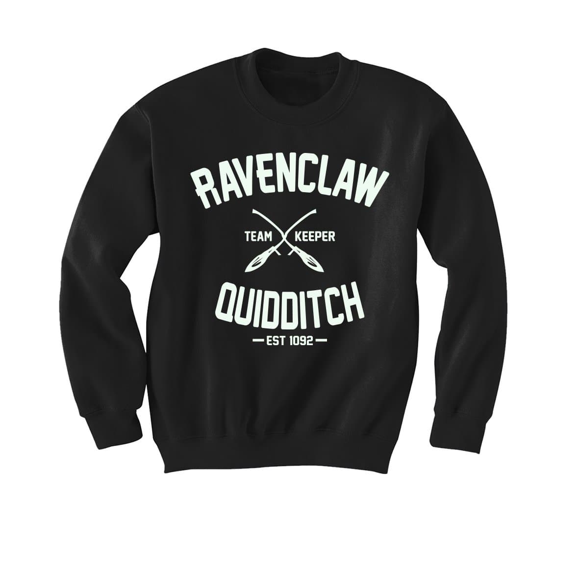 Harry Potter Inspired Ravenclaw Quidditch Sweatshirt (small, Black)