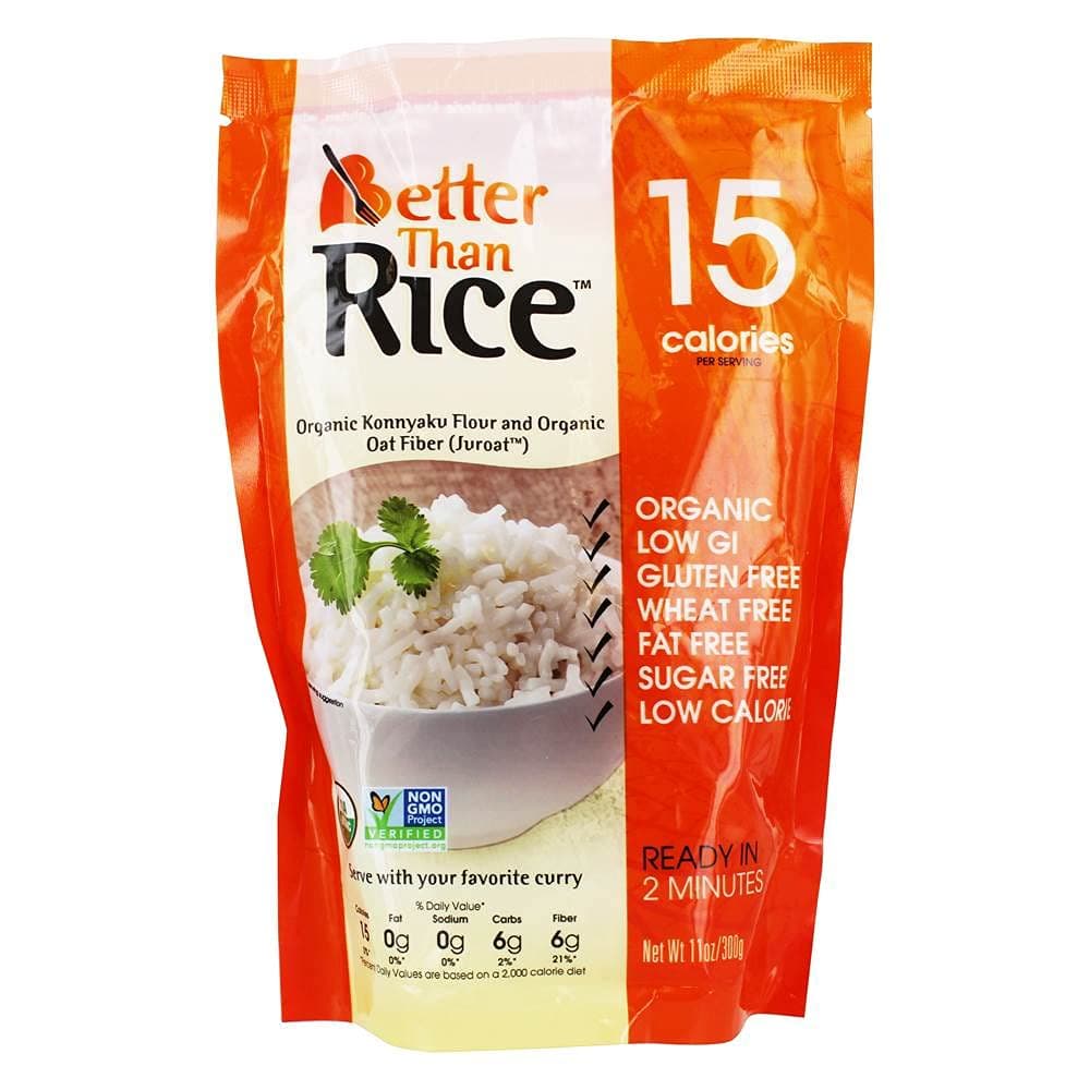 Better Than Foods - Organic Konnyaku Flour and Organic Oat Fiber Rice - 11 oz.
