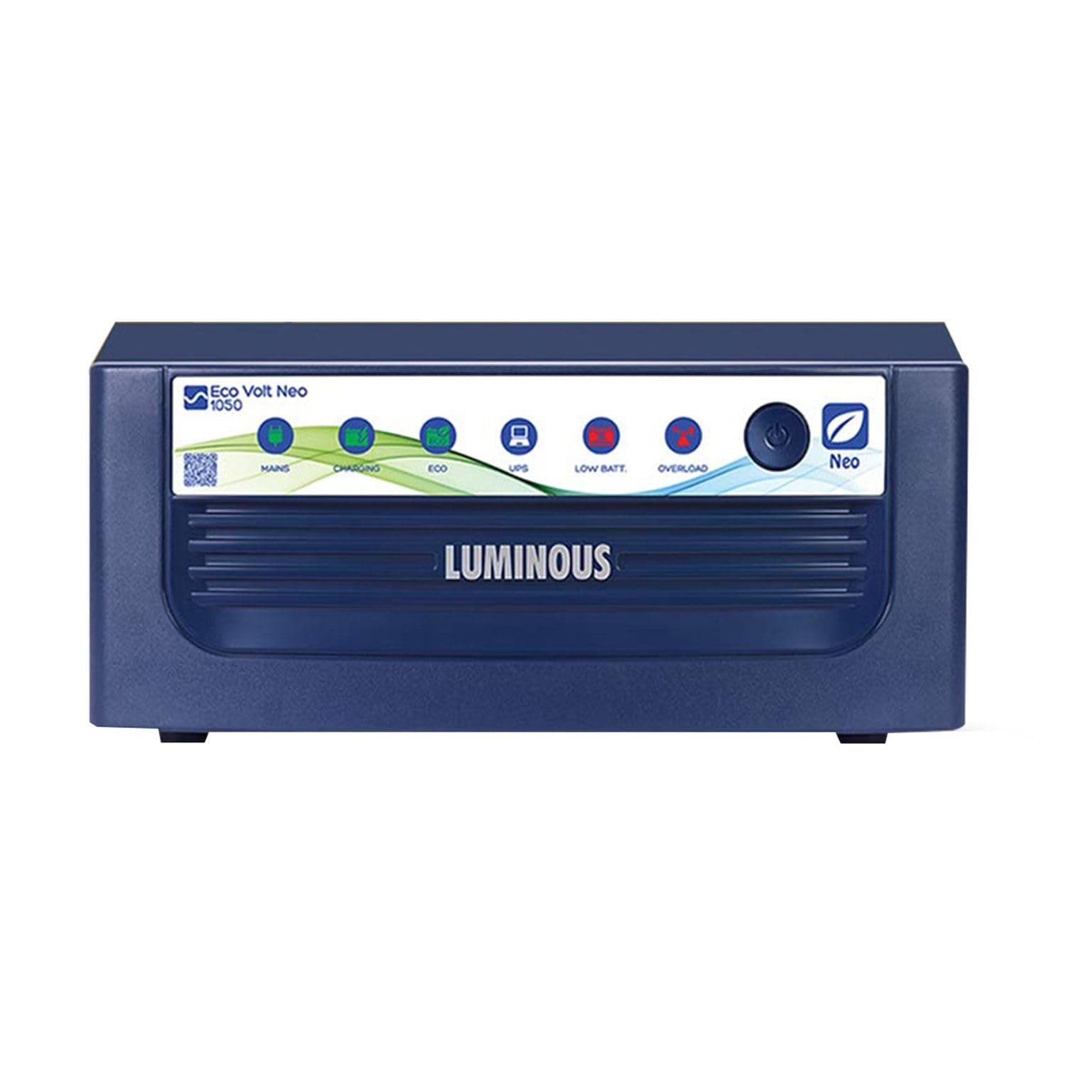 Luminous Eco Volt Neo 1050 Pure Sine Wave Inverter for Home,Office & Shops | 900VA Inverter | Reliable Power Backup | Easy Installation | 36 Months Warranty