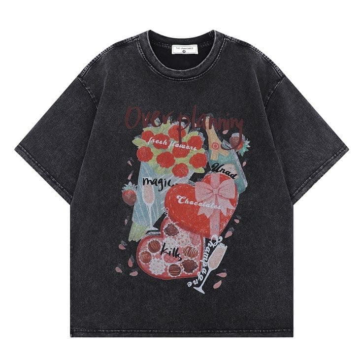 Y2K Tops Men's 90s Vintage Berserk Anime Graphic Shirts Summer Casual Tee Streetwear Harajuku Top Tshirt (L,L,Large)