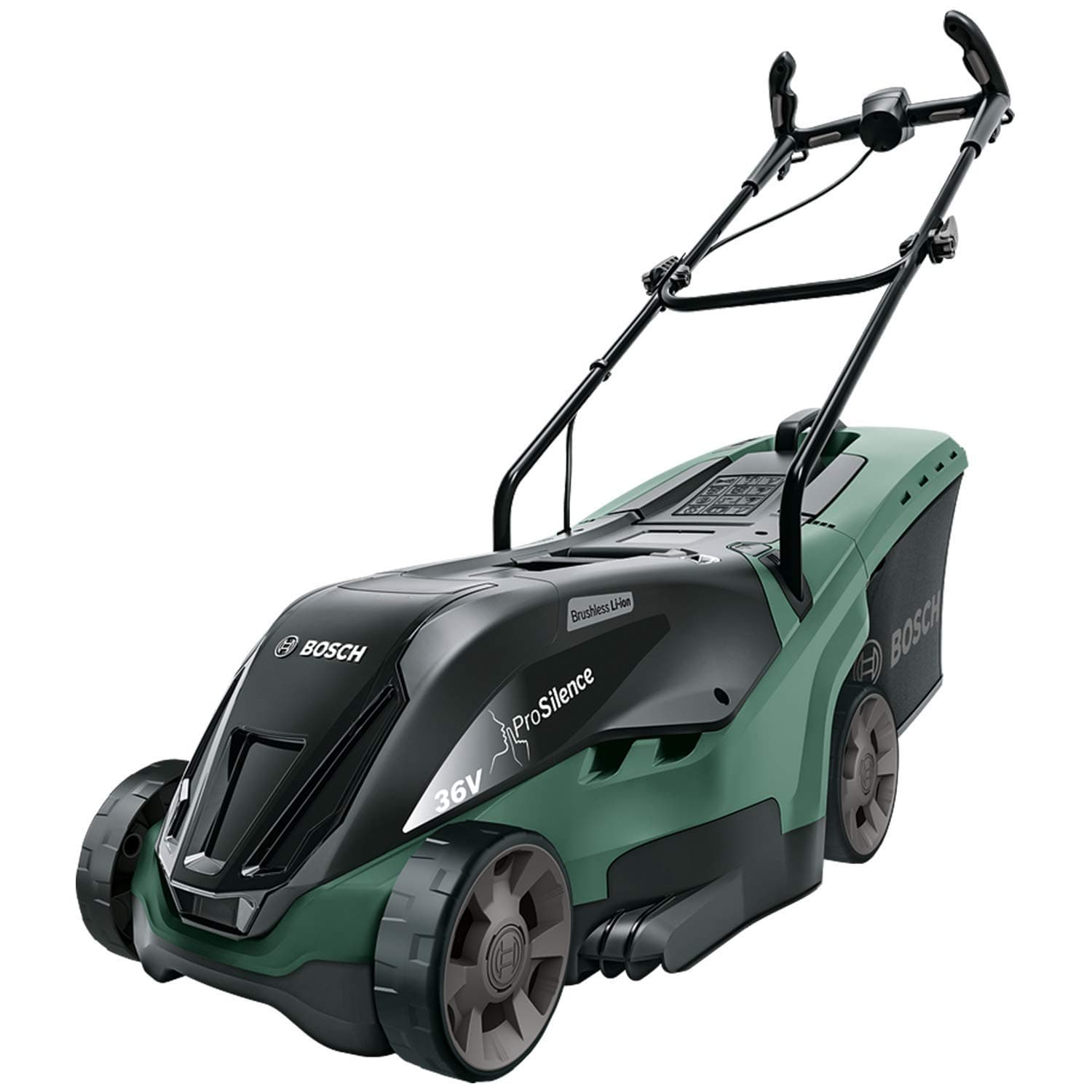 Bosch Cordless Lawnmower UniversalRotak 36-550 (36 Volt, Without Battery, Brushless Motor, Cutting Width: 36 cm, Lawns up to 550 m², in Carton Packaging)