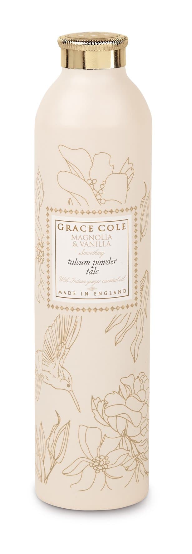Grace Cole Floral Collection Magnolia and Vanilla Talcum Powder 200g
