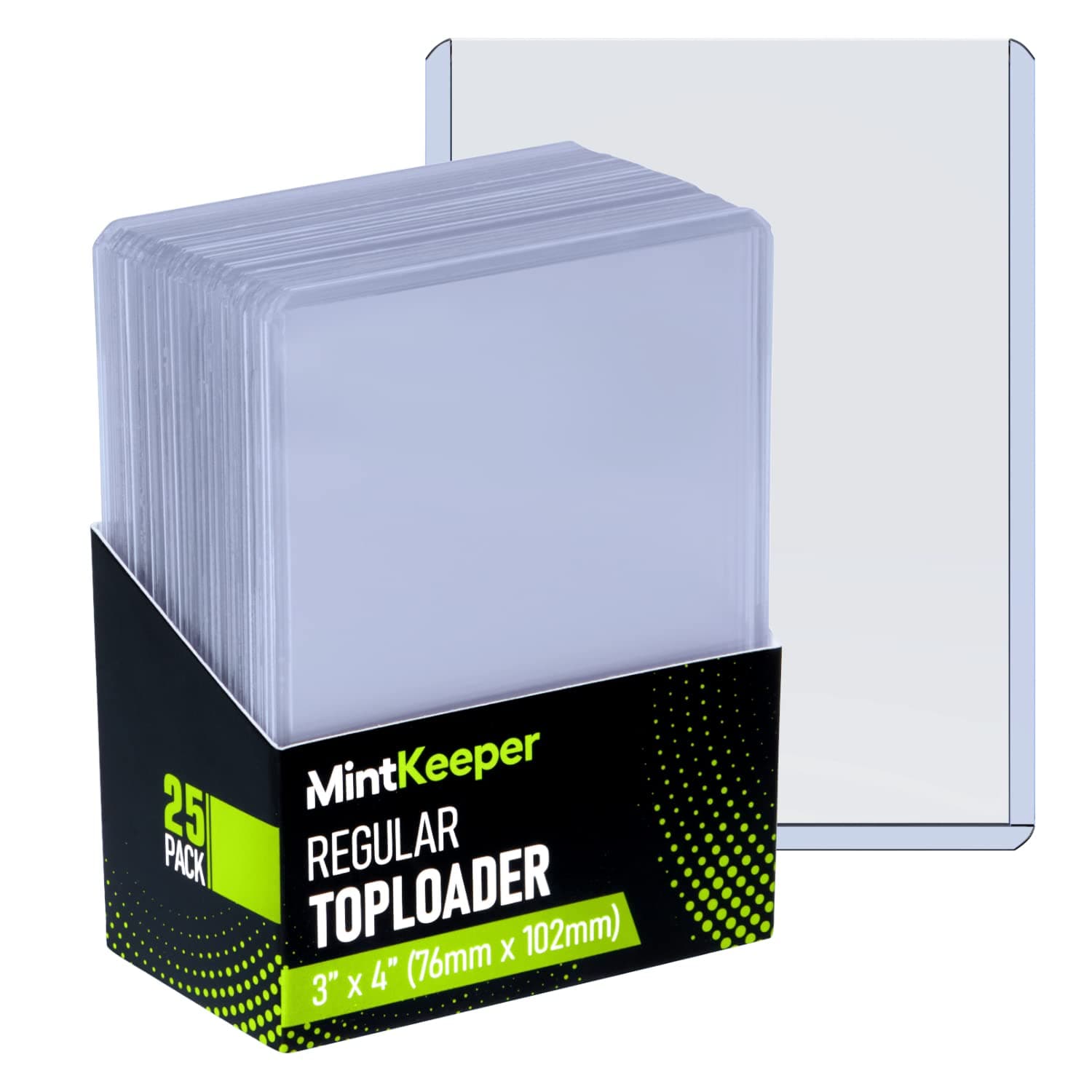 Top loaders Clear Hard Card 35pt Sleeves Compatible with Pokemon, Sports and MTG Toploaders (25 Pack)