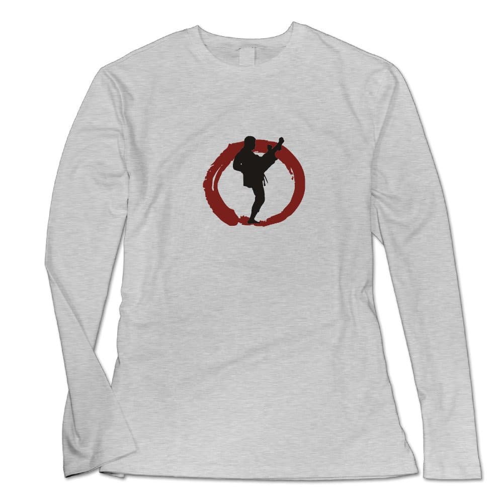 US Autumn Women's Lyoto Machida Figther Logo Long Sleeve Shirt.