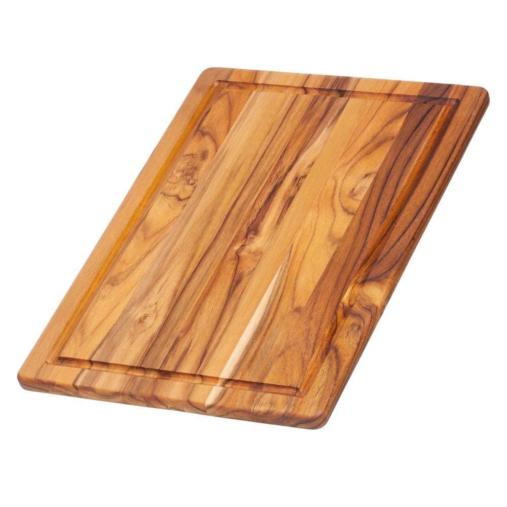 TeakhausCutting Board, Wood, Brown, 40 x 28 x 1.4 cm