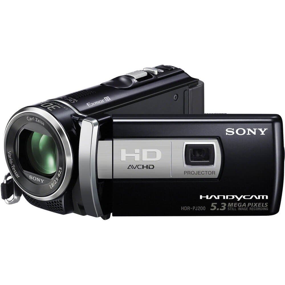 Sony HDR-PJ200 High Definition Handycam 5.3 MP Camcorder with 25x Optical Zoom and Built-in Projector (Black) (2012 Model)