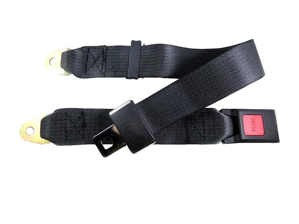 2 Point Adjustable Single Seat Safety Belt Harness fits Go Kart ATV UTV Quad Club Golf Cart Buggie Taotao Sunl Roketa (1)