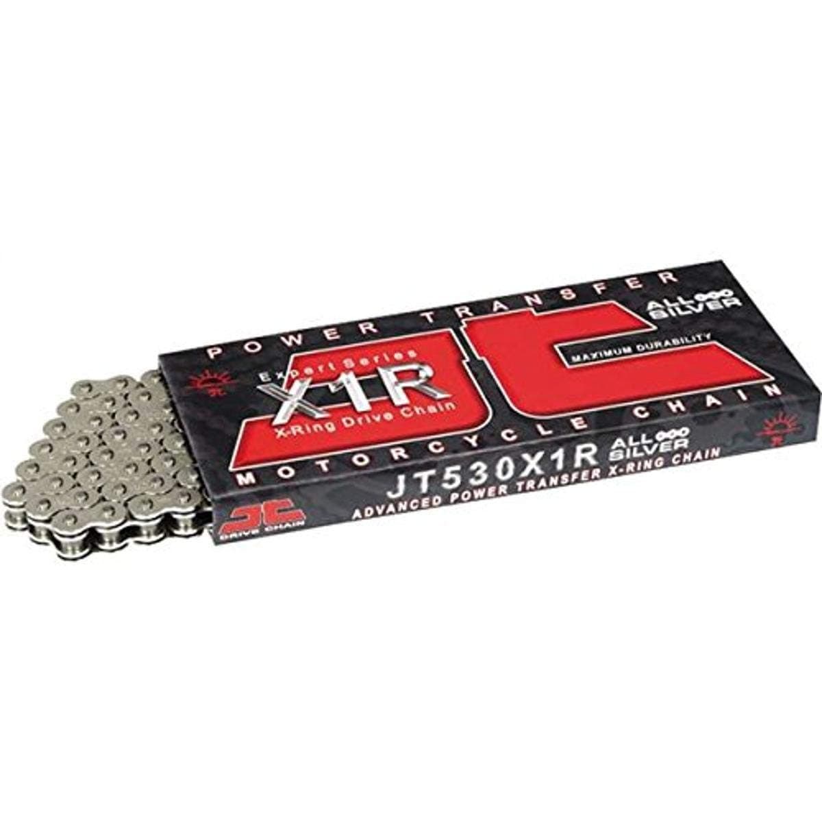 Chain C530X1RNN118RL (530 Series) Nickel 118 Link Heavy Duty X-Ring Chain with Connecting Link