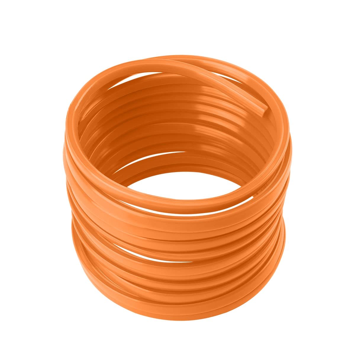 Imdinnogo 3D Printer DIY Accessories 35 Meters 6mm Flat Seal 2020 Aluminum Profile Slot Cover/Panel Holder Fillter Compatible with Ender 3 V2 Pro CR10 V2/ CR6 SE CNC Parts-Orange