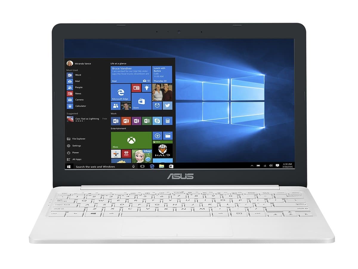 ASUS Eeebook E203 (Celeron/2 GB/500 GB/11.6/Windows 10) Ultra Slim Laptop E203MAH-FD016T (White, 0.97 Kg)
