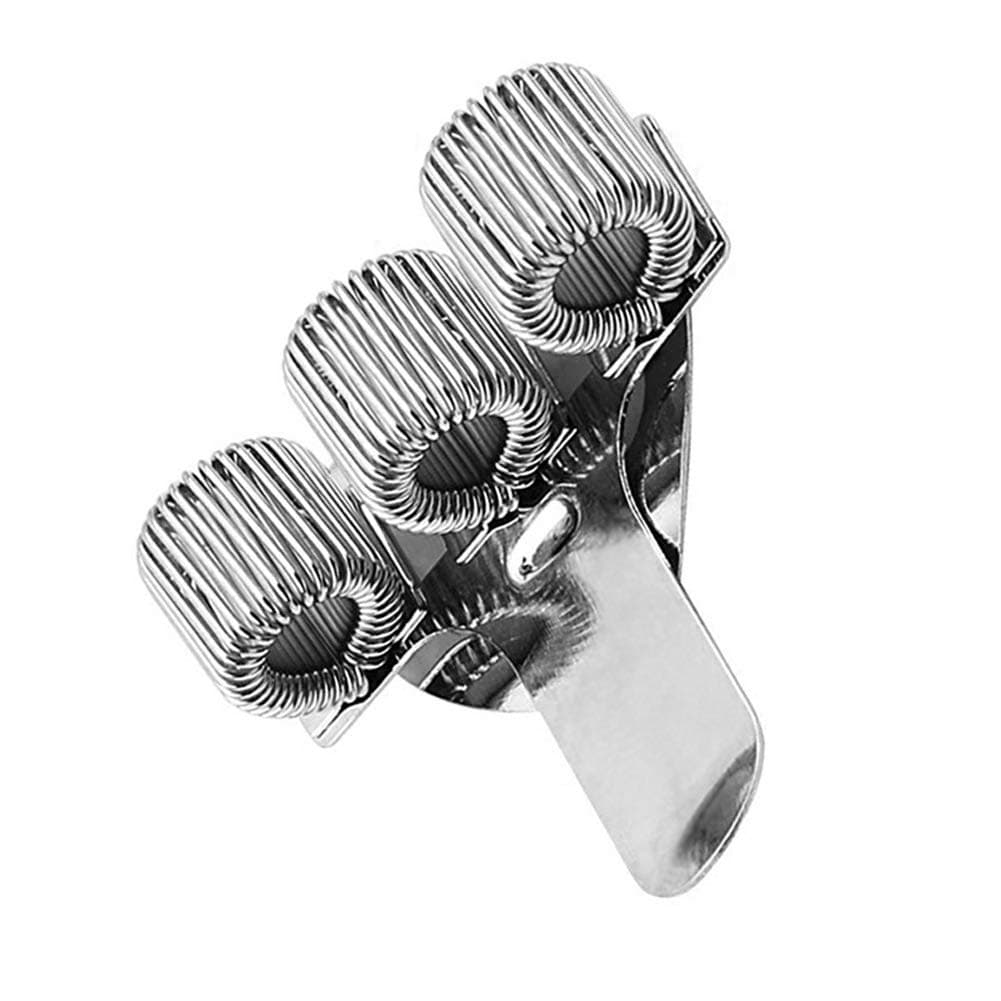 Triple Metal Pen Holder with Pocket Clip for Notebook and Clipboard with Spring Fits Almost All Pen Size