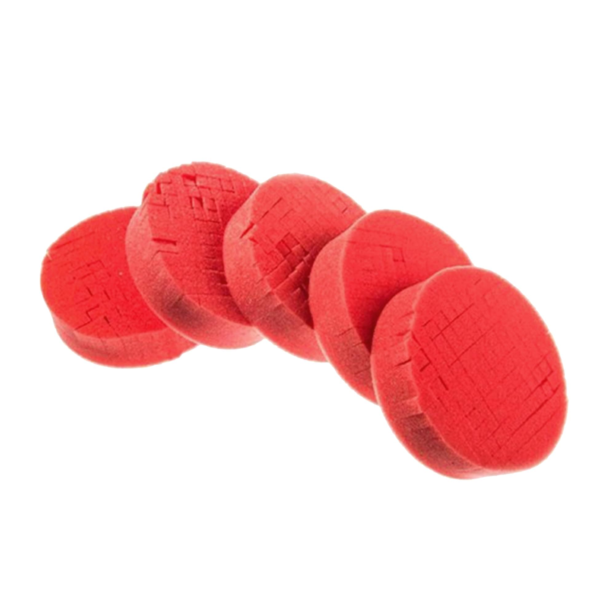 Set of 5 Red Sponge Refills for Removing Lipstick & Grease from Glassware – Easy-to-Use Applicator Pads for Bars, Pubs, Restaurants & Catering Use