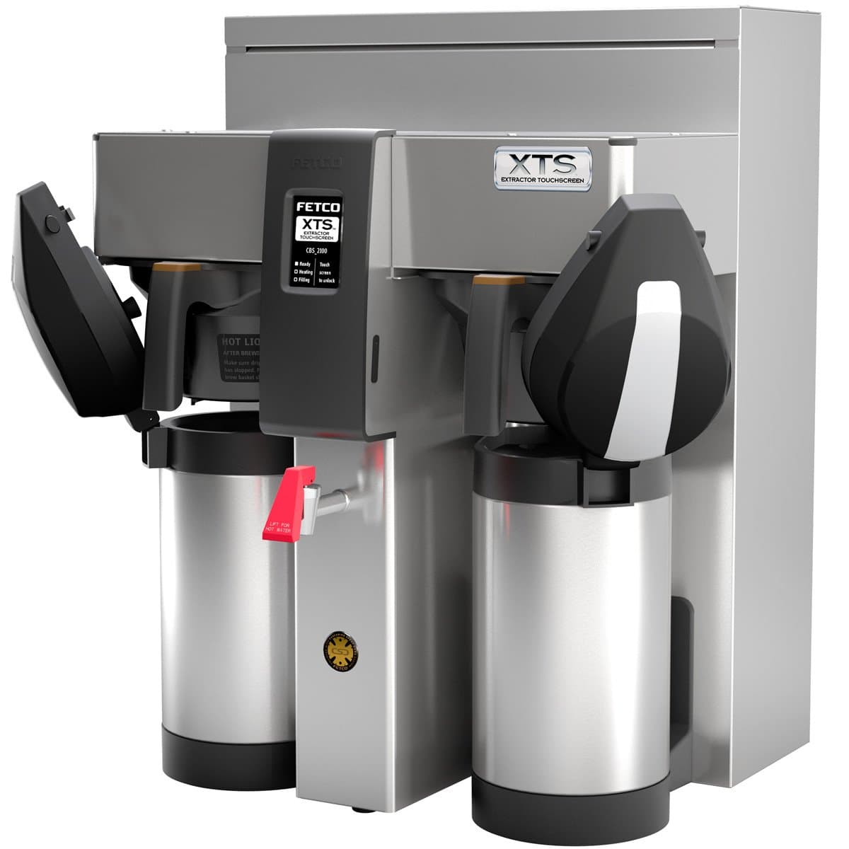 Fetco CBS-2132XTS Twin Station Touchscreen Series Airpot Coffee Brewer