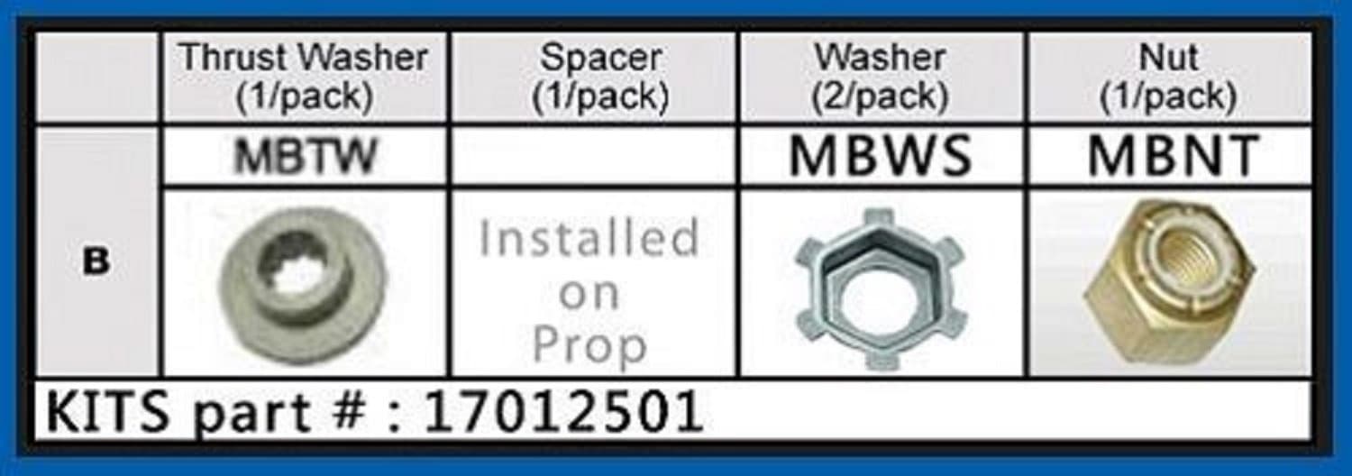MB-PKT MERC Prop Kit 9.9-25HP