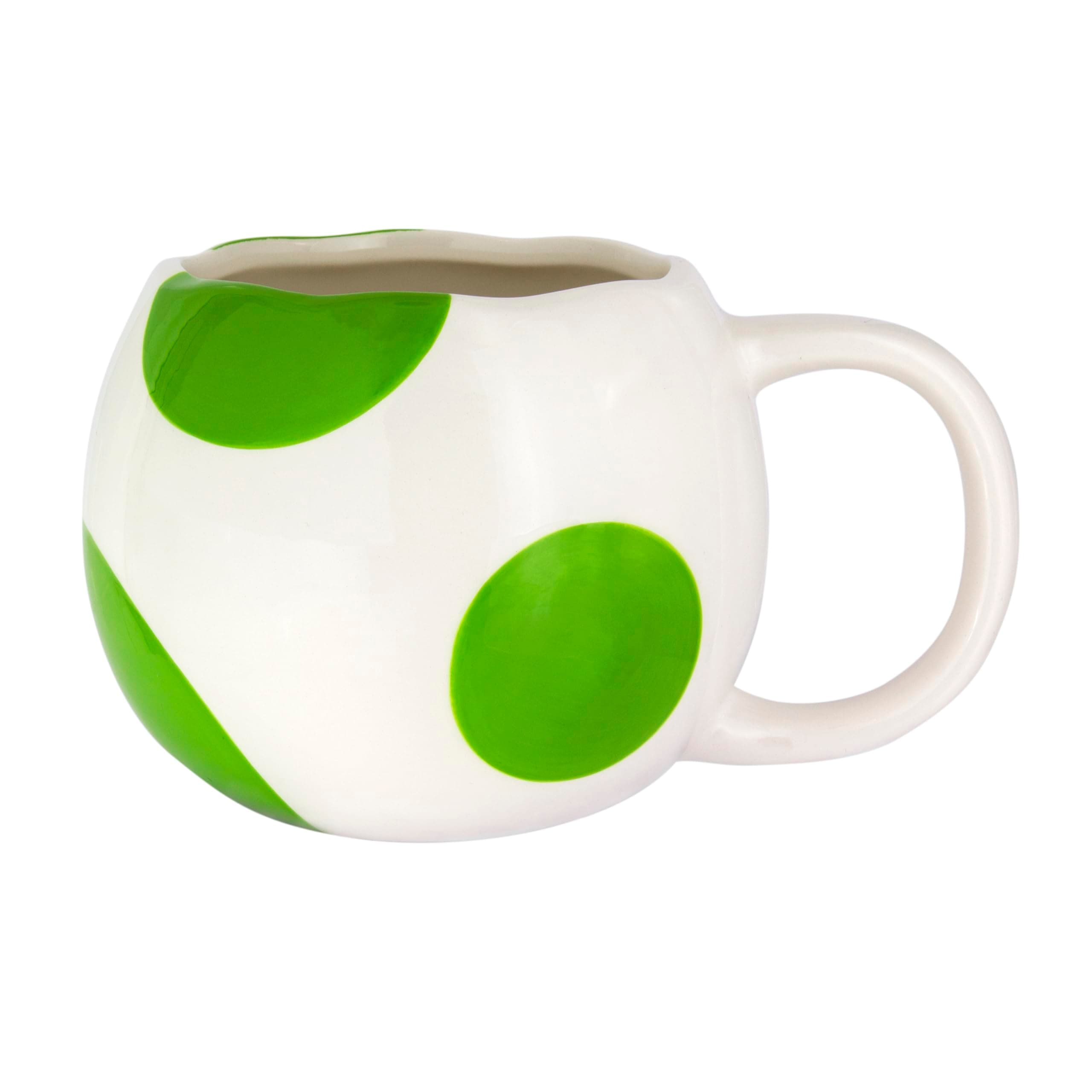 Super Mario Bros. Yoshi Egg Coffee Mug - Officially Licensed Nintendo Ceramic Tea Cup, Novelty Gift for Mario Brothers Fans, Large Capacity | Paladone