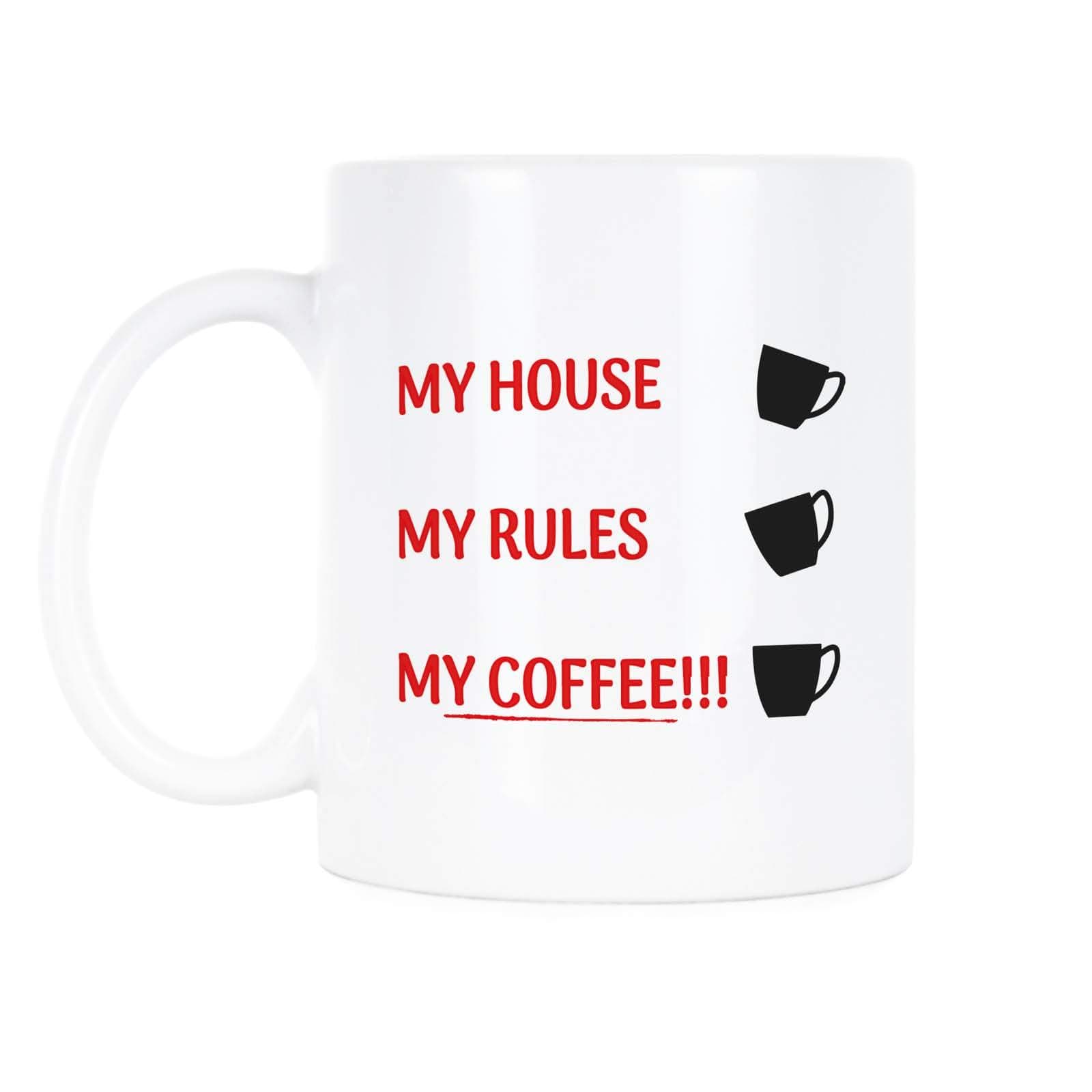Birsppy Knives Out Mug My House My Rules Coffee Mug