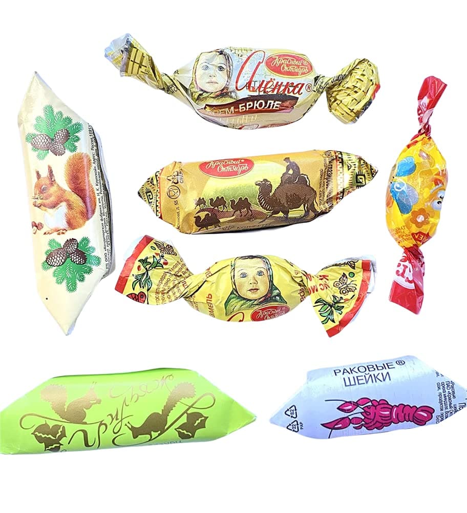 2LB - Russian and Ukrainian Chocolate and Candy Assortment